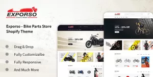 Exporso -  Car Parts  & auto Accessories Store Shopify Theme