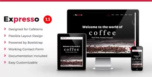 Expresso - Cafe HTML Template