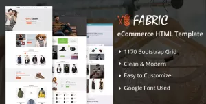 Fabric - Bootstrap eCommerce Website Template