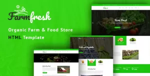 Farm Fresh - Organic Food & Eco Farm HTML Template