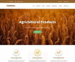 Farming - Organic Food WordPress theme for natural farm fresh agri