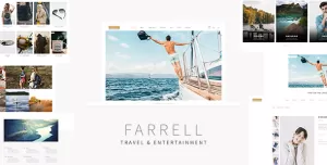 Farrell - Tourism and Entertainment PSD Template