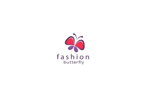 Fashion Butterfly Logo Design Template - TemplateMonster