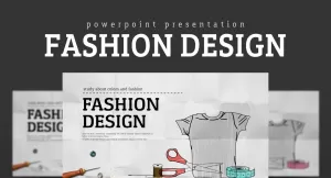 Fashion design PowerPoint template