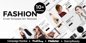 Fashion - Ecommerce Responsive Email Template With StampReady, Mailster, Mailchimp, Campaign Monitor