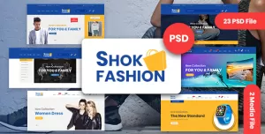 Fashion & Electronics eCommerce PSD Template