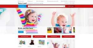 Faury Land - Kids Toys & Clothes OpenCart Template
