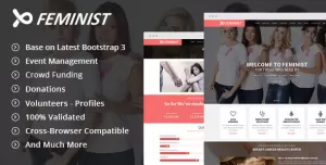 Feminist Women Empowerment HTML5 Theme