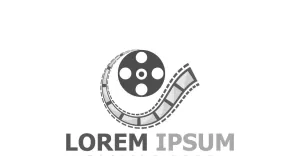 Film Strip Movie Video Logo V22
