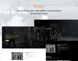 Filmudio - filmproduktion, filmstudio, kreativt och underhållning WordPress-tema