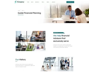 Financ - Financial Advisor Elementor Template Kit