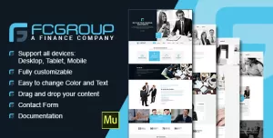 Finance Group - Multi Purpose Muse Theme