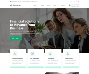 Financerr - Business & Finance Template Kit