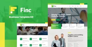 Finc - Business & Financial Elementor Template Kit