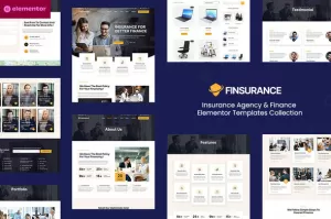 Finsurance - Insurance Agency & Finance Template Kit