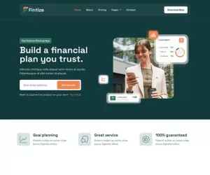 Fintize - Business & Finance Startup Elementor Template Kit