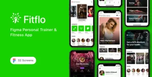 Fitflo - Figma Personal Trainer & Fitness App
