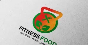 Fitness Food Logo Template