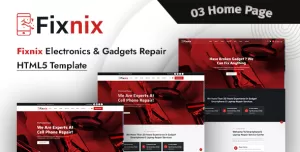 Fixnix - Electronics & Gadgets Repair HTML5 Template