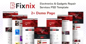 Fixnix - Electronics & Gadgets Repair PSD Template