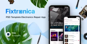 Fixtronica - PSD Template Electronics Repair App