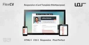 FlexiCV - Responsive vCard Template (Multipurpose)
