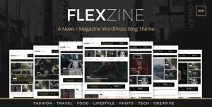 Flexzine - Fashion Magazine WordPress Blog Theme