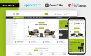Flory Furniture Store OpenCart Template - TemplateMonster