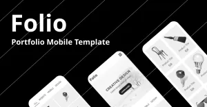 Folio - Portfolio Mobile Website Template - TemplateMonster