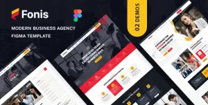 Fonis - Corporate Business Agency Figma Template