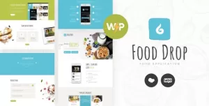 Food Drop  Meal Ordering & Delivery Mobile App WordPress Theme
