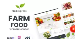 Food Express - Agriculture & Farm WordPress Theme
