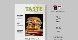 Food/Hotel Magazine Template