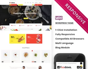 Foodava - The Cafe & Restaurant Premium WooCommerce Theme