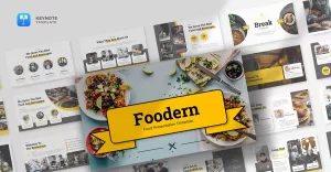 Foodern - Food and Beverage Keynote Template