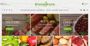 FoodFate - Food Store PrestaShop Theme - TemplateMonster