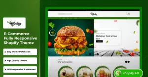 Foodiesfy -  FastFood Responsive Shopify 2.0 Theme