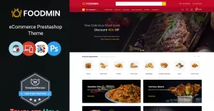 Foodmin - Restaurant Store PrestaShop Theme - TemplateMonster