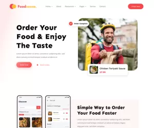 FoodSense  Food Delivery Elementor Template Kit