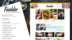 Foodster - An WordPress Theme for Food Bloggers - Themes ...
