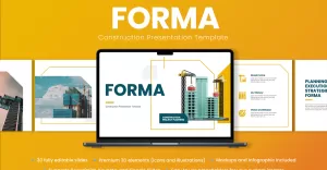 Forma - Construction Presentation PowerPoint Template