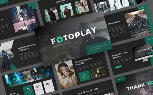 Fotoplay-Photography PowerPoint Template - TemplateMonster