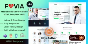Fovia - Medical Doctor & Healthcare Clinic Bootstrap 5 Template