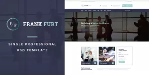 FrankFurt : Single Professional PSD Template