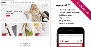 Frazie - The Fashion Store Responsive Opencart Theme