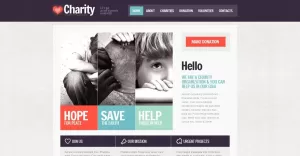 Free Charity Website Design Template - TemplateMonster