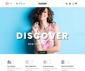 Free Download Fashion WordPress Theme for Clothes Boutique Store