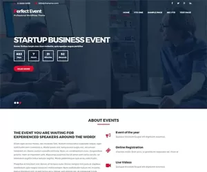 Free Event WordPress Theme For Event Management Websites