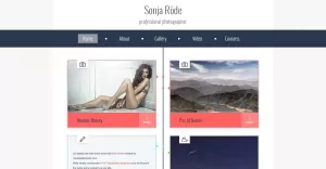 Free HTML5 Theme for Photography Site Website Template