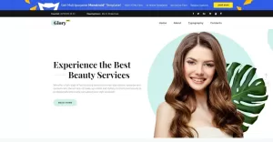Free HTML5 Theme for Spa Salon Website Template